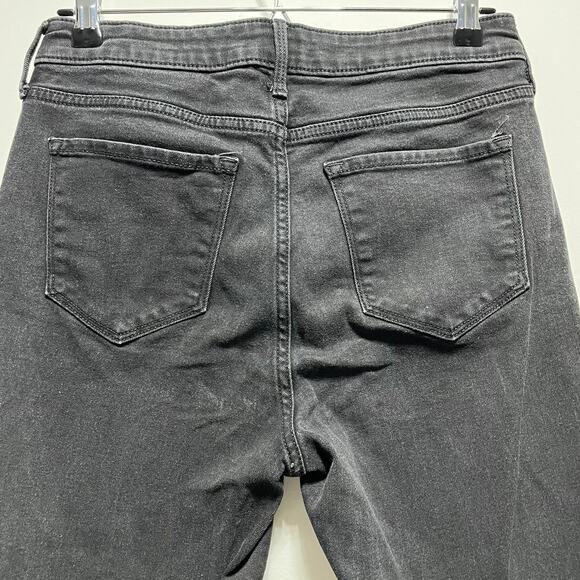 Old Navy Women’s Jeans Power Slim Straight Black Size 10 Good Condition - Picture 7 of 10
